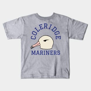 Coleridge Mariners sports logo with albatross mascot Kids T-Shirt